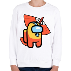PRINTFASHION Among us: Aang avatar - Gyerek pulóver - Fehér
