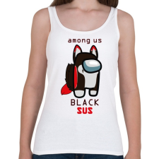 PRINTFASHION Among us Black sus 2 - Női atléta - Fehér női trikó