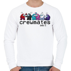 PRINTFASHION Among us Crewmates among us - Férfi pulóver - Fehér