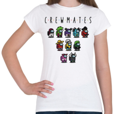 PRINTFASHION Among us - crewmates bonus - Női póló - Fehér