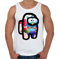 PRINTFASHION Among Us - Cuki Bagoly - Férfi atléta - Fehér