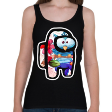 PRINTFASHION Among Us - Cuki Bagoly - Női atléta - Fekete női trikó