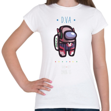PRINTFASHION Among us D.VA 2 premium skin set - Női póló - Fehér női póló