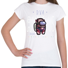 PRINTFASHION Among us D.VA premium skin set - Női póló - Fehér női póló