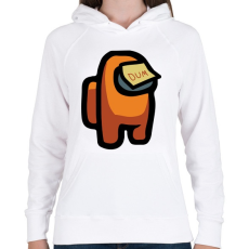 PRINTFASHION Among us Dum - Női kapucnis pulóver - Fehér