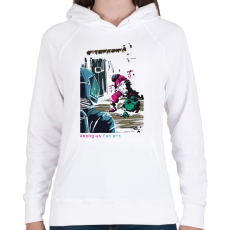 PRINTFASHION Among us fan art - fekete alaphoz  - Női kapucnis pulóver - Fehér