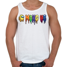 PRINTFASHION Among Us - Férfi atléta - Fehér atléta, trikó