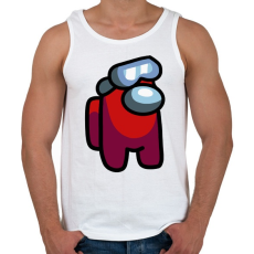 PRINTFASHION Among us - Férfi atléta - Fehér