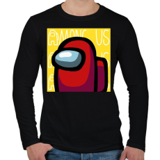 PRINTFASHION Among us - Férfi hosszú ujjú póló - Fekete
