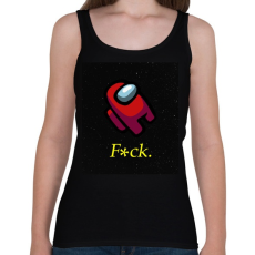 PRINTFASHION among us fuck - Női atléta - Fekete