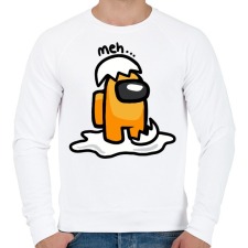 PRINTFASHION Among us Gudetama - Férfi pulóver - Fehér férfi pulóver, kardigán