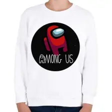 PRINTFASHION Among us - Gyerek pulóver - Fehér gyerek pulóver, kardigán