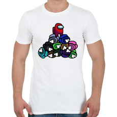 PRINTFASHION Among Us - Győztes - Férfi póló - Fehér