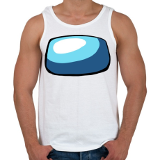 PRINTFASHION Among Us head - Férfi atléta - Fehér