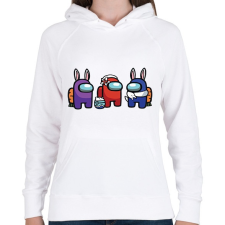 PRINTFASHION Among Us - Húsvét - Női kapucnis pulóver - Fehér női pulóver, kardigán