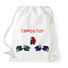 PRINTFASHION Among us: Impostor - Sportzsák, Tornazsák - Fehér