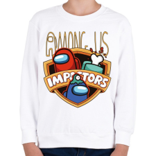 PRINTFASHION Among us - impostors among us 2 - Gyerek pulóver - Fehér gyerek pulóver, kardigán