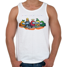 PRINTFASHION Among us - impostors - Férfi atléta - Fehér atléta, trikó