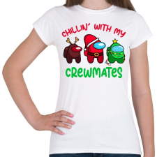 PRINTFASHION Among Us - Karácsony - Női póló - Fehér női póló