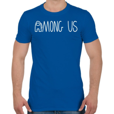 PRINTFASHION among us logo - Férfi póló - Királykék