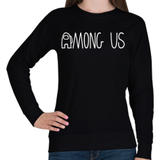 PRINTFASHION among us logo - Női pulóver - Fekete