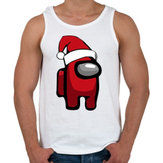 PRINTFASHION Among Us - Mikulás - Férfi atléta - Fehér