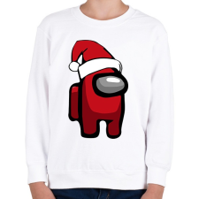 PRINTFASHION Among Us - Mikulás - Gyerek pulóver - Fehér gyerek pulóver, kardigán
