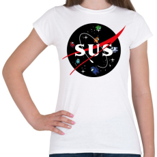 PRINTFASHION Among Us - NASA - Női póló - Fehér