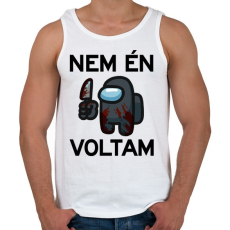 PRINTFASHION Among Us - Nem én voltam - Férfi atléta - Fehér