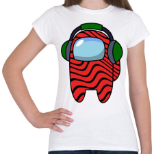 PRINTFASHION Among us Pewdiepie - Női póló - Fehér női póló