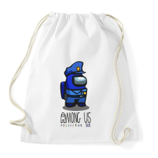 PRINTFASHION Among us Policeman sus - rendőr - Sportzsák, Tornazsák - Fehér tornazsák