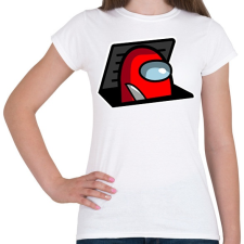 PRINTFASHION among us: red impostor - Női póló - Fehér női póló