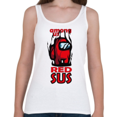 PRINTFASHION Among us red sus  - Női atléta - Fehér