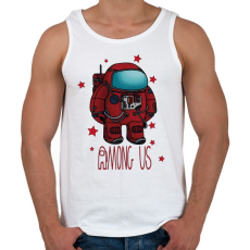 PRINTFASHION Among us spaceman - űrhajós - Férfi atléta - Fehér
