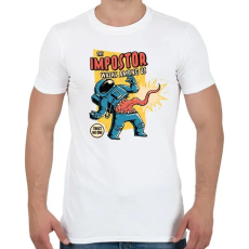 PRINTFASHION Among us The Impostor among us - Férfi póló - Fehér