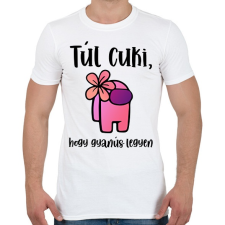 PRINTFASHION Among Us - Túl cuki, hogy gyanús legyen - Férfi póló - Fehér férfi póló