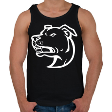 PRINTFASHION Amstaff 03 - Férfi atléta - Fekete