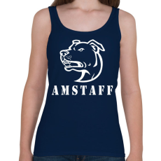 PRINTFASHION Amstaff 04 - Női atléta - Sötétkék