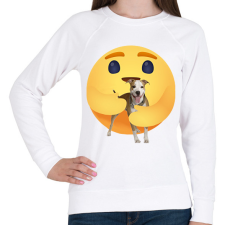 PRINTFASHION Amstaff - Női pulóver - Fehér női pulóver, kardigán