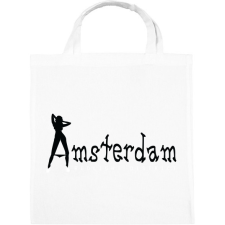 PRINTFASHION amsterdam-black-white - Vászontáska - Fehér kézitáska és bőrönd