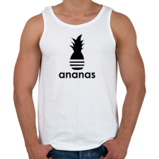 PRINTFASHION Ananas - Parody - Férfi atléta - Fehér atléta, trikó