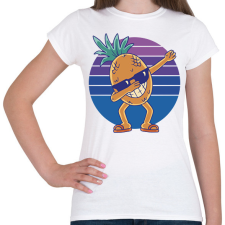 PRINTFASHION Ananász dab - Női póló - Fehér női póló