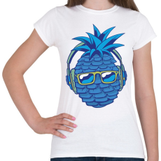 PRINTFASHION Ananász - Női póló - Fehér