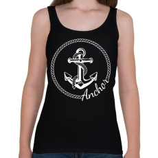PRINTFASHION Anchor - Női atléta - Fekete