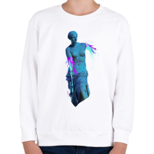 PRINTFASHION Ancient accident - Gyerek pulóver - Fehér gyerek pulóver, kardigán