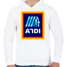 PRINTFASHION Andi - Férfi kapucnis pulóver - Fehér férfi pulóver, kardigán