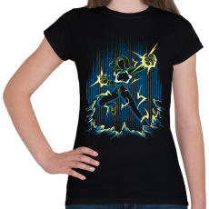 PRINTFASHION androide - Női póló - Fekete