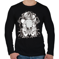 PRINTFASHION angel - Férfi hosszú ujjú póló - Fekete férfi póló