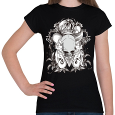 PRINTFASHION angel - Női póló - Fekete