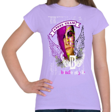 PRINTFASHION ANGEL TEAM - Női póló - Viola